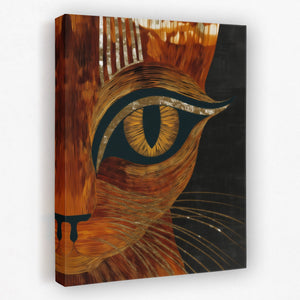 Feline Amber Oracle II - Luxury Wall Art