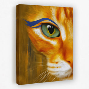 Feline Amber Oracle - Luxury Wall Art