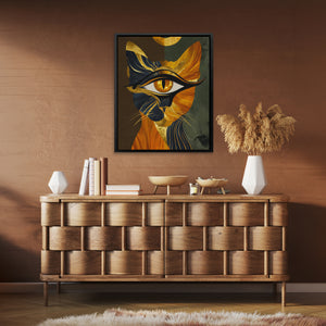 Feline Amber Shadows