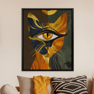 Feline Amber Shadows