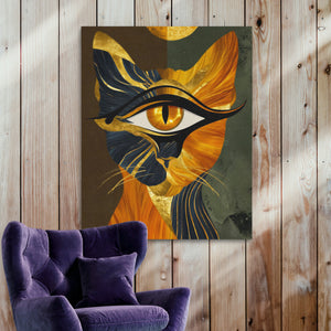 Feline Amber Shadows