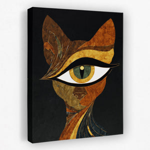 Feline Copper Oracle - Luxury Wall Art