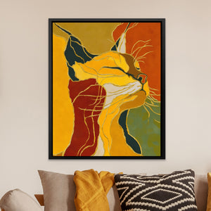 Feline String Line — Feline String Line Orange Room Zoom 223