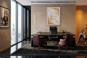 Fem Lux 10 of Diamonds Card โ fem lux 10 of diamonds card office with desk and chairs 2 1port flush print