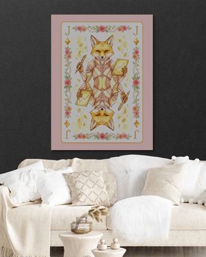 Fem Lux Jack of Diamonds Card โ fem lux jack of diamonds card psd black wall white couch 1port flush print