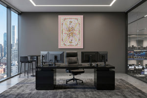 Fem Lux Queen of Diamonds Card โ fem lux queen of diamonds card office desk with monitors 1port flush print