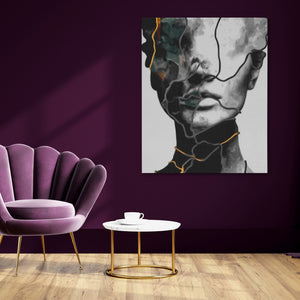 Feminine Monoline Gold — Feminine Monoline Gold purple room 104