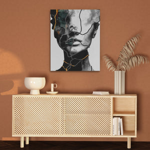 Feminine Monoline Gold — Feminine Monoline Gold Brown Wall 56