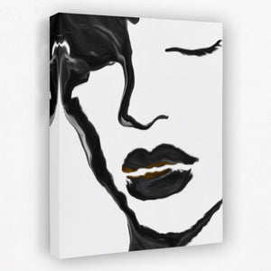 Feminine Silhouette Graphic — Feminine Silhouette Graphic Portrait Side View Mirror 298