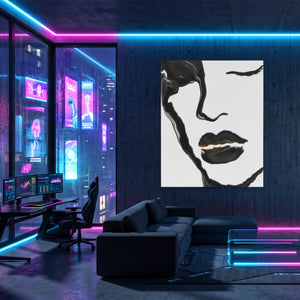Feminine Silhouette Graphic — Feminine Silhouette Graphic Gaming Room Port 178