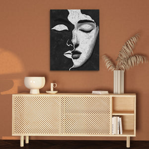 Feminine Visage Line — Feminine Visage Line Brown Wall 59