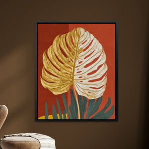 Fern Fossil Impression — Fern Fossil Impression brown room Zoom 235