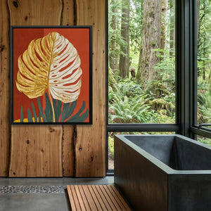 Fern Fossil Impression — Fern Fossil Impression Outdoor Bathroom Log Port 127