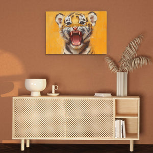 Ferocious Tiger Cub - Luxury Wall Art