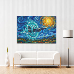 Fighter Starry Night โ Fighter Starry Night New Striped Wall Luxe 125