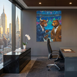 Fighting on the Stock Floor — Fighting on the Stock Floor Office View Port 74