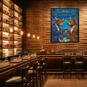 Fighting on the Stock Floor — Fighting on the Stock Floor Whiskey Bar Port 164