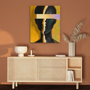 Figure Split Consciousness — Figure Split Consciousness Brown Wall 61