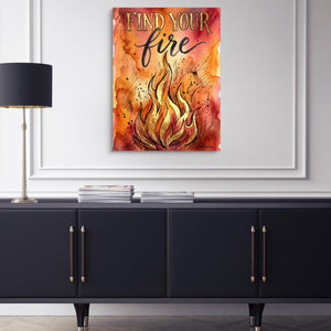 Find Your Fire โ find your fire sq blue cabinet 1port flush print