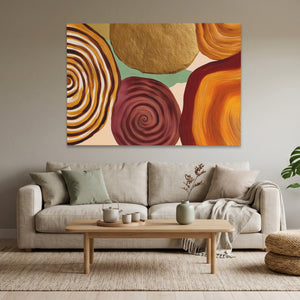 Fingerprint Organic Spirals — Fingerprint Organic Spirals Calm Vibes Land 118