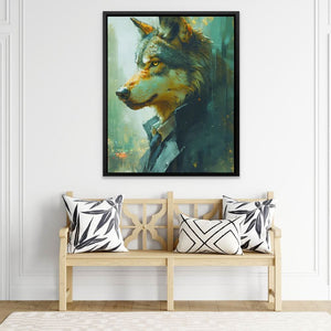 Fiscal Wolf - Luxury Wall Art