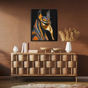 Flame Glass Ascension - Luxury Wall Art