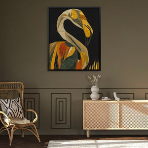 Flamingo Art Deco - Luxury Wall Art