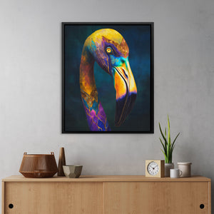 Flamingo Cosmic Plumage - Luxury Wall Art