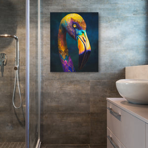 Flamingo Cosmic Plumage - Luxury Wall Art