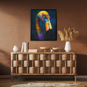 Flamingo Cosmic Plumage - Luxury Wall Art