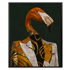 Flamingo Executive Portrait - Luxury Wall Art