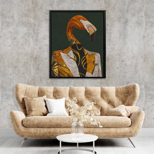 Flamingo Executive Portrait - Luxury Wall Art