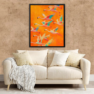 Flamingo Flock - Luxury Wall Art