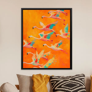 Flamingo Flock - Luxury Wall Art