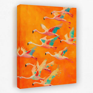 Flamingo Flock - Luxury Wall Art