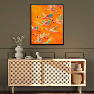 Flamingo Flock - Luxury Wall Art