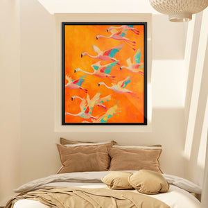 Flamingo Flock - Luxury Wall Art