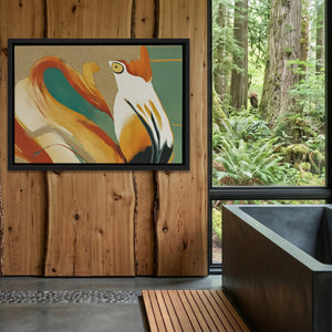 Flamingo Fragmented Stare — Flamingo Fragmented Stare Outdoor Bathroom Log Land 231