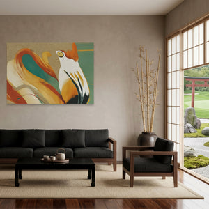 Flamingo Fragmented Stare — Flamingo Fragmented Stare Japanese Garden Land 151
