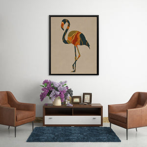 Flamingo Marble Dreams - Luxury Wall Art