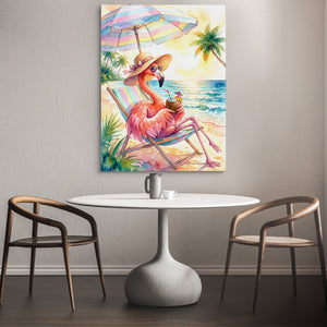 Flamingo Siesta โ flamingo siesta sq coffee table 1port flush print