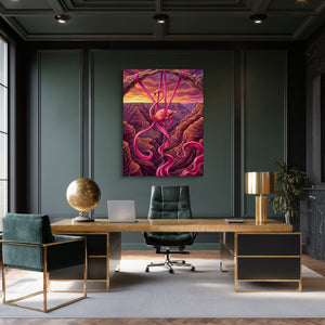 Flamingo Suspended - Luxury Wall Art