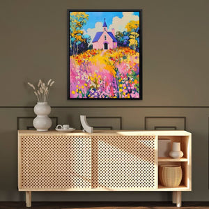 Floral Chapel Charm - Luxury Wall Art