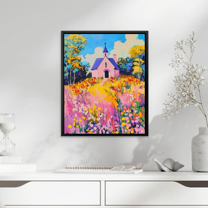 Floral Chapel Charm - Luxury Wall Art