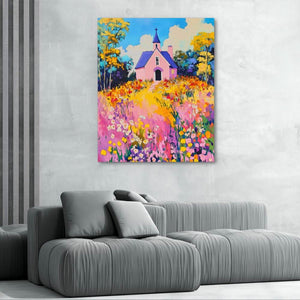 Floral Chapel Charm - Luxury Wall Art