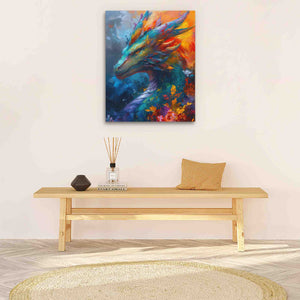 Floral Firepower - Large Fantasy Canvas Print