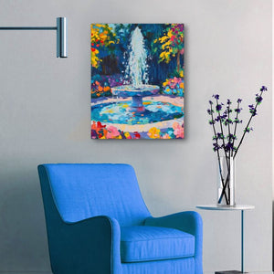 Floral Fountain - Luxury Wall Art