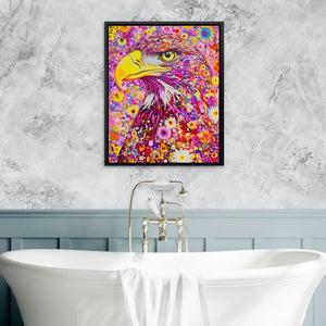 Floral Freedom - Wall Art in Black Frame