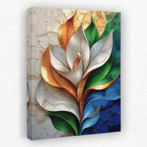 Floral Mystery - Floral Canvas Wall Art