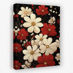 Floral Symphony - Floral Canvas Wall Art